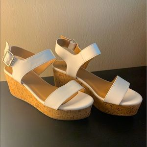 White wedges